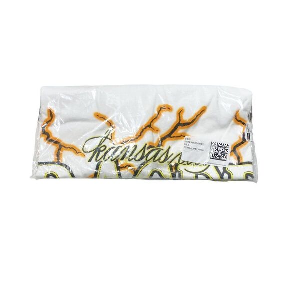 NEW H&M Oversized Printed T-Shirt White/Racer - Picture 7 of 7